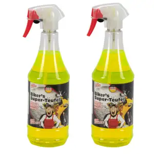 2x 1L 1 Liter TUGA Biker&acute;s Super-Teufel Intensivreiniger Motorradreiniger GEL