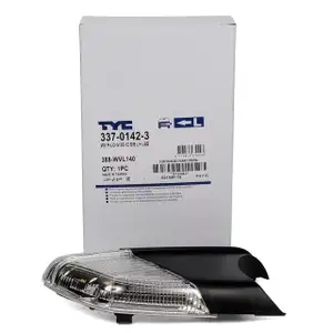 TYC Blinkleuchte Au&szlig;enspiegel LED f&uuml;r SKODA OCTAVIA II (1Z) VW POLO (9N_) links