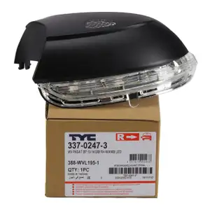 TYC Blinkleuchte Blinker + Bodenleuchte LED f&uuml;r VW JETTA IV PASSAT CC EOS rechts
