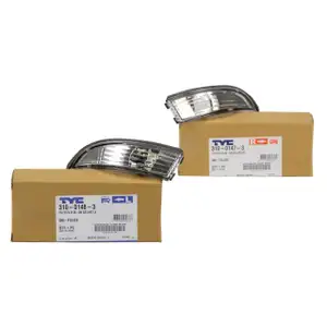 2x TYC Blinkleuchte Au&szlig;enspiegel f&uuml;r FORD B-MAX FIESTA VI MK6 links + rechts