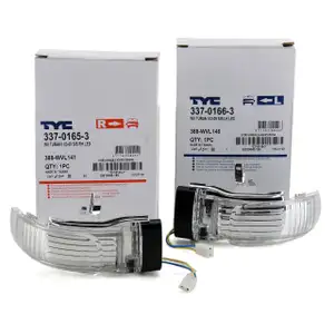2x TYC Blinkleuchte Blinker Au&szlig;enspiegel LED f&uuml;r VW TOURAN (1T1 1T2) bis 05.2009