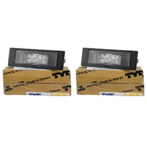 2x TYC Kennzeichenleuchte LED f&uuml;r BMW E81 E87 F20 F21 F12 F13 F06 Z4 E89 hinten