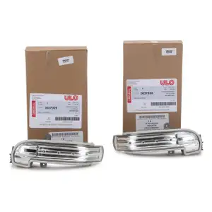 2x ULO Blinker Au&szlig;enspiegel LED f&uuml;r MERCEDES E-KLASSE W203 LIMOUSINE ab 2004