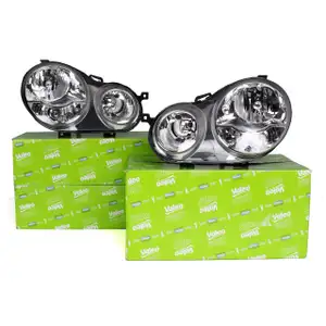 2x VALEO Hauptscheinwerfer Scheinwerfer links + rechts VW Polo 9N bis 05.2005