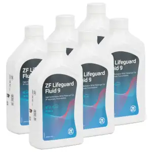 ZF PARTS Getriebe&ouml;l Automatikgetriebe&ouml;l LifeGuard FLUID 9 HP - 6x 1 Liter