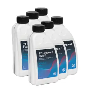 6x 1 Liter ZF PARTS Getriebe&ouml;l Automatikgetriebe&ouml;l LifeGuard FLUID 5 HP