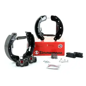 ZIMMERMANN Bremsbacken + Radbremszylinder f&uuml;r Opel Corsa C mit ABS bis 09.2006