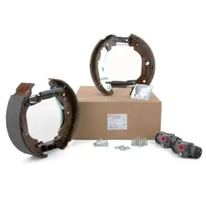 ZIMMERMANN Bremsbacken + Radbremszylinder Satz f&uuml;r FORD TRANSIT / TOURNEO hinten