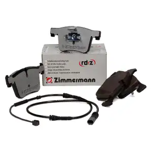 ZIMMERMANN rd:z Bremsbel&auml;ge + Wako f&uuml;r BMW X3 F25 + X4 F26 ohne Sportpaket vorne
