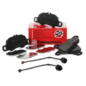 ZIMMERMANN Bremsbel&auml;ge + Wako f&uuml;r PORSCHE BOXSTER CAYMAN (981) 2.7 3.4 vorne