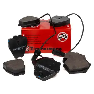 ZIMMERMANN Bremsbel&auml;ge + Wako Audi A4 B5 S4 A6 C5 2.7T 4.2 S6 VW Phaeton vorne