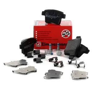 ZIMMERMANN Bremsbel&auml;ge Bremsbelagsatz f&uuml;r Ford Mondeo III Jaguar X-Type hinten