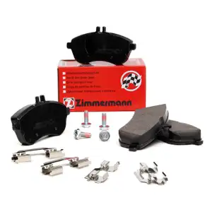 ZIMMERMANN Bremsbel&auml;ge MERCEDES C-KLASSE W204 C204 S204 ohne Sportpaket vorne