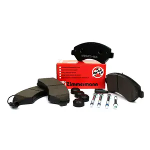 ZIMMERMANN Bremsbel&auml;ge + Wako CITROEN JUMPER f&uuml;r FIAT DUCATO PEUGEOT BOXER vorne