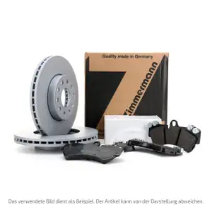 ZIMMERMANN Bremsscheiben + Bremsbel&auml;ge PORSCHE 944 2.5 Turbo + 968 3.0 hinten