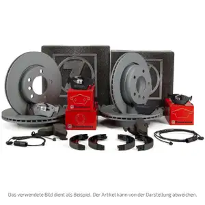 ZIMMERMANN Bremsscheiben + Bel&auml;ge Wako Backen MERCEDES X164 W164 vorne hinten