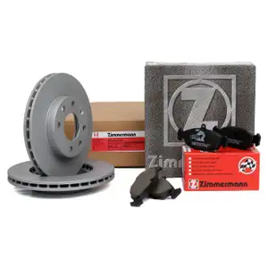ZIMMERMANN Bremsscheiben + Bel&auml;ge OPEL ASTRA F COMBO CORSA A B VECTRA A vorne