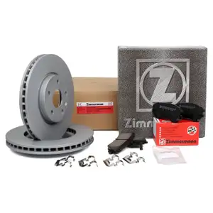 ZIMMERMANN Bremsscheiben + Bremsbel&auml;ge f&uuml;r OPEL INSIGNIA A 17 Zoll POC J61 vorne