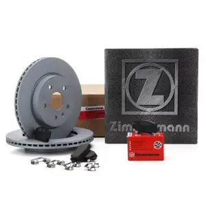 ZIMMERMANN Bremsscheiben Bel&auml;ge OPEL INSIGNIA A SAAB 9-5 YS3G ab 17 Zoll hinten