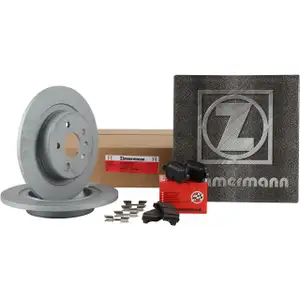 ZIMMERMANN Bremsscheiben + Bremsbel&auml;ge f&uuml;r OPEL ASTRA K 16 Zoll RPO J60 hinten