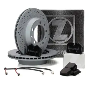 ZIMMERMANN Bremsscheiben + Bremsbel&auml;ge PORSCHE 911 (993) 3.6/3.8 Carrera hinten