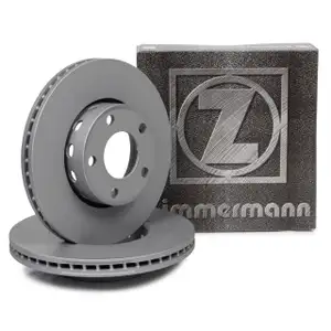 ZIMMERMANN Bremsscheiben Satz f&uuml;r Audi 80 (B4) Coupe (89 8B) S2 quattro vorne