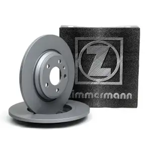 ZIMMERMANN Bremsscheiben Satz f&uuml;r AUDI A4 8W B9 A5 F5 A6 C8 A7 4KA Q5 FYB hinten