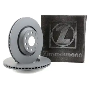 ZIMMERMANN Bremsscheiben f&uuml;r Audi A3 Q3 Leon VW CC Eos Golf 5 6 7 Passat hinten