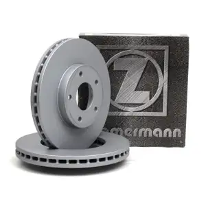 ZIMMERMANN Bremsscheiben f&uuml;r NISSAN ALMERA TINO MAXIMA PRIMERA X-TRAIL vorne
