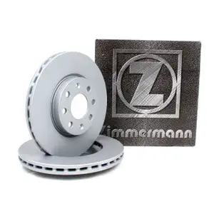 ZIMMERMANN Bremsscheiben Satz f&uuml;r FIAT PUNTO (199_) OPEL ADAM CORSA D E vorne