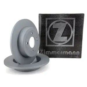 ZIMMERMANN Bremsscheiben Satz f&uuml;r Hyundai Accent IV (RB) Kia Rio III (UB) hinten