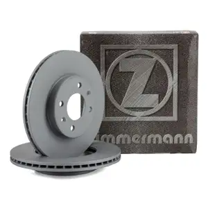 ZIMMERMANN Bremsscheiben Satz f&uuml;r KIA PICANTO (JA) 1.0 67 PS + 1.2 84 PS vorne