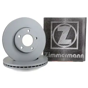 ZIMMERMANN Bremsscheiben Satz f&uuml;r MAZDA 3 (BK BL) 5 (CW CR19) 15 Zoll vorne