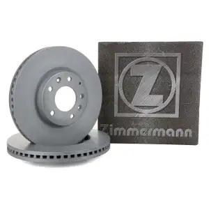 ZIMMERMANN Bremsscheiben Satz f&uuml;r Mazda CX-7 (ER) 2.3DISI 2.2MZR-CD/AWD vorne