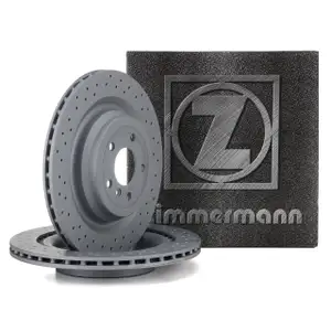 ZIMMERMANN Bremsscheiben Satz MERCEDES X166 bis 2013 W166 bis 12.2012 hinten