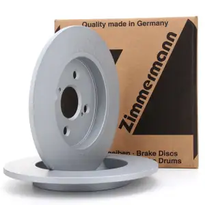 ZIMMERMANN Bremsscheiben Satz f&uuml;r Toyota IQ Yaris 1.0 1.3/1.33 1.4D-4D hinten