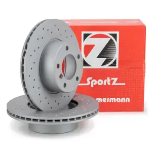 Zimmermann SPORT Bremsscheiben Satz f&uuml;r BMW 5er E39 520-530i 520/525/530d vorne