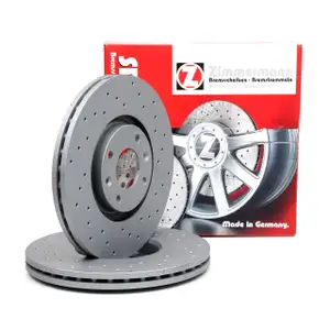Zimmermann SPORT Bremsscheiben Citroen C4 I / Picasso f&uuml;r Peugeot 207 307 vorne