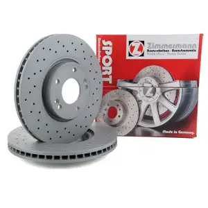 Zimmermann SPORT Bremsscheiben Satz i40 ix35 Sonata Tucson Carens Sportage vorne