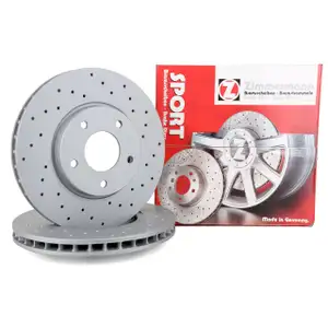 Zimmermann SPORT Bremsscheiben f&uuml;r Jaguar XJ 8 3.2/4.0 R4.0 XK 8 4.0 R4.2 vorne