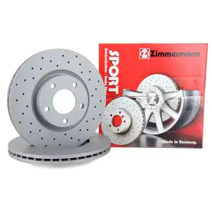 Zimmermann SPORT Bremsscheiben Satz f&uuml;r Mazda 3 (BK BL) 5 (CW CR19) vorne