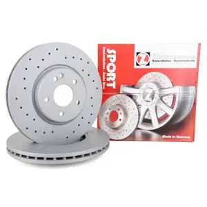 Zimmermann SPORT Bremsscheiben Satz Mercedes W202 C208 A208 W210 S210 vorne