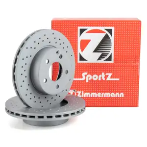 Zimmermann SPORT Bremsscheiben Satz Mercedes W204 C180 Komp. C180-220CDI vorne