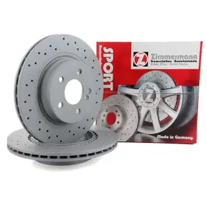 Zimmermann SPORT Bremsscheiben Satz Mercedes W204 S204 C204 A207 C207 hinten