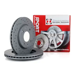 Zimmermann SPORT Bremsscheiben Citroen Xsara f&uuml;r Peugeot 106 205 206 306 vorne