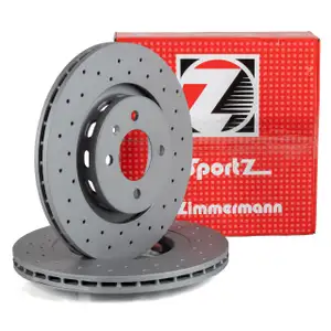 Zimmermann SPORT Bremsscheiben Satz f&uuml;r Seat Ibiza Toledo VW Golf 2 Passat vorne