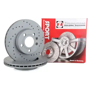 Zimmermann SPORT Bremsscheiben f&uuml;r VW TRANSPORTER T4 15 Zoll ab 01.1996 vorne