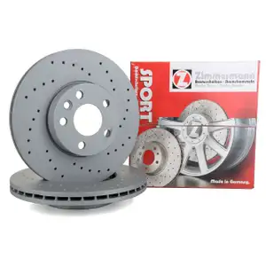 Zimmermann SPORT Bremsscheiben Satz f&uuml;r VW Transporter T4 PR-1LB 16 Zoll vorne