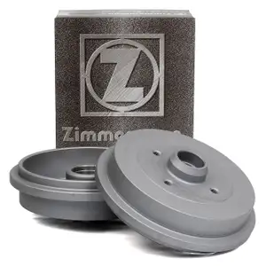 ZIMMERMANN Bremstrommeln f&uuml;r AUDI SEAT IBIZA 2 VW GOLF 2 3 PASSAT POLO hinten