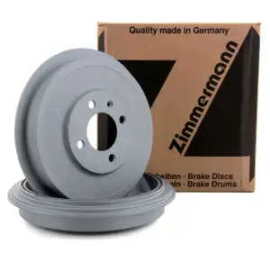 ZIMMERMANN Bremstrommeln Satz f&uuml;r Seat Inca (6K9) VW Caddy II (9K9) hinten